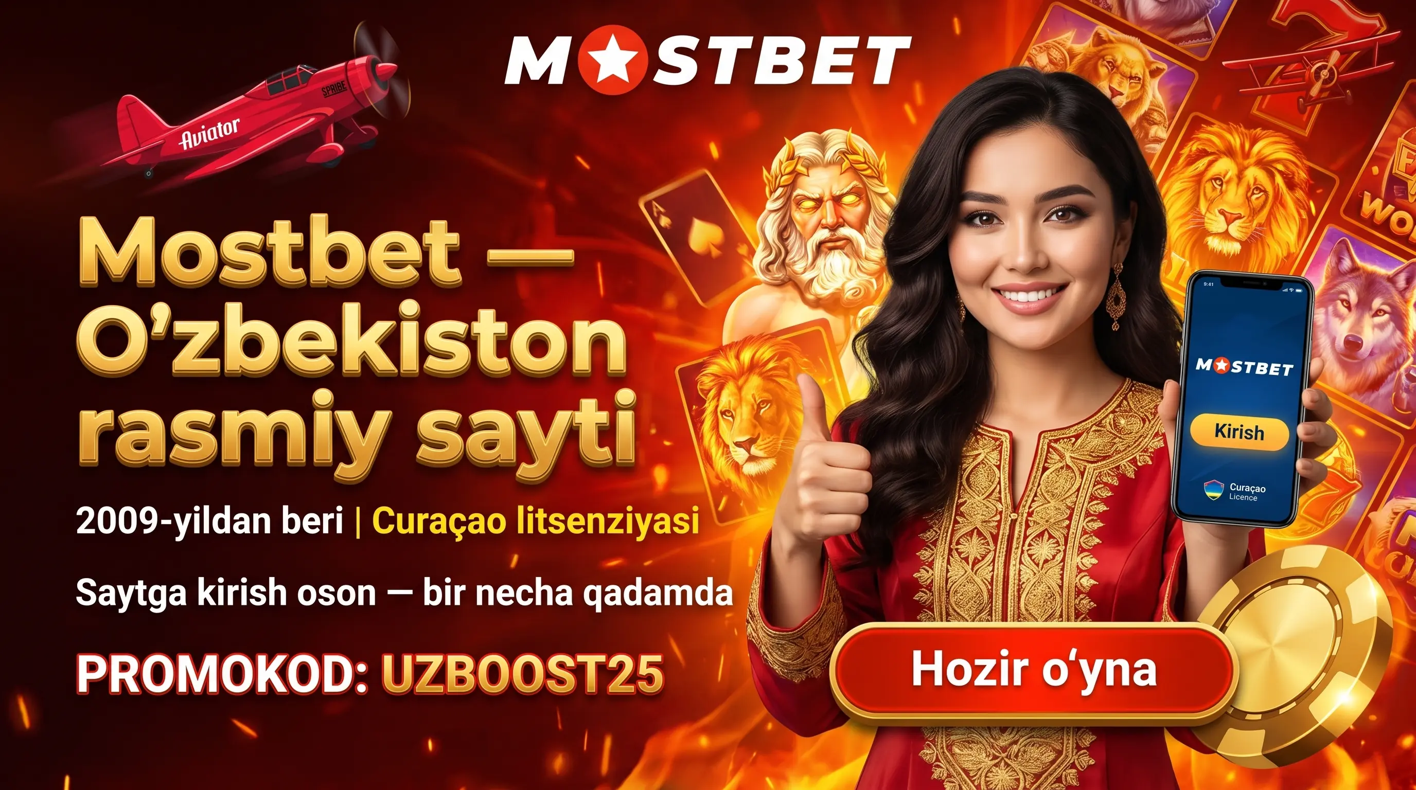 Mostbet Kirish O'zbekiston rasmiy sayti