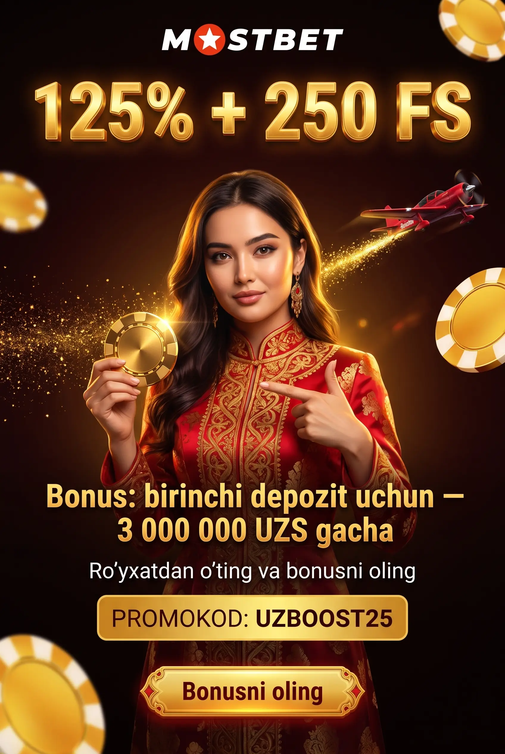 Xush kelibsiz bonusi