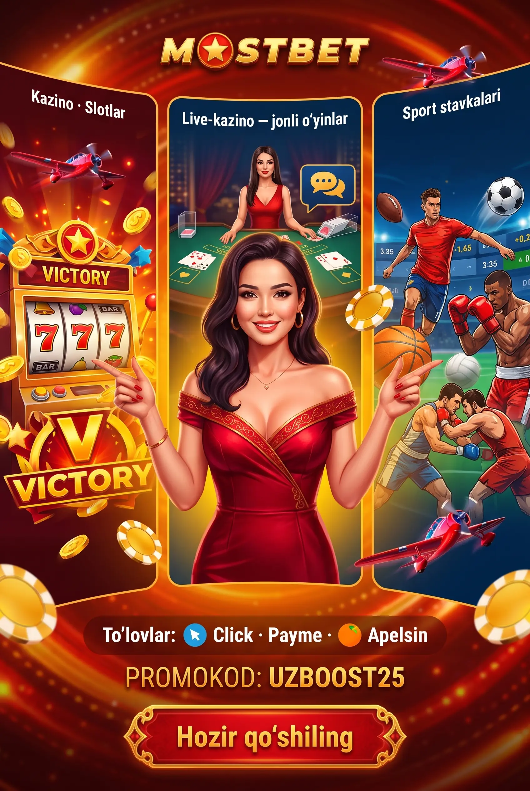 Mostbet O'zbekiston platformasi